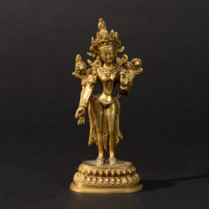 Lot 070 A TIBETO-CHINESE GILT-BRONZE FIGURE OF STANDING TARA
18TH - 19TH CENTURY